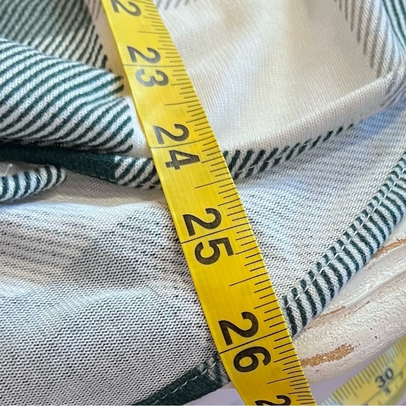 y2k green and white plaid hooded button up long sleeve top vintage fall coquette - Picture 7 of 8